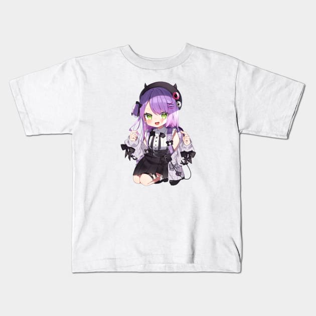 Tokoyami Towa Hololive Kids T-Shirt by Soonymarwick